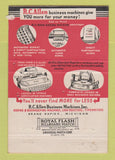 Matchbook Cover - RC Allen Cash Register Calculator Amarillo TX 40 Strike