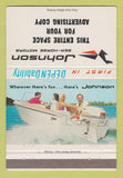 Matchbook Cover - Johnson Boat Motors NO DEALER 40 Strike