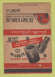 Matchbook Cover - JK Smit Sons Industrial Diamond New York City 40 Strike