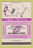 Matchbook Cover - Valve Grind Jobs VSI Valve Spring Inserts 40 Strike
