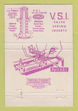 Matchbook Cover - Valve Grind Jobs VSI Valve Spring Inserts 40 Strike