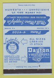 Matchbook Cover - Mill & Mine Supply Mining Birmingham AL 40 Strike