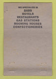 Matchbook Cover - Arc Real Estate Julius Karas Detroit MI WEAR 40 Strike