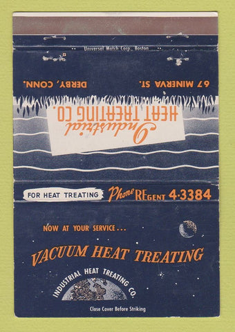 Matchbook Cover - Industrial Heat Treating Derby CT WEAR 40 Strike