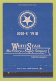 Matchbook Cover - White Star Machinery Supply Wichita KS 40 Strike