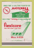 Matchbook Cover - St Louis Flexicore Floor Roof Slabs East St Louis IL 40 Strike