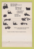 Matchbook Cover - Boyce Caterpillar Tractors New Orleans LA 40 Strike
