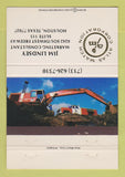 Matchbook Cover - Atlas Match Jim Lindsey Houston TX 40 Strike