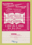 Matchbook Cover - Wakefield Scearce Galleries Shelbyville KY WEAR 40 Strike