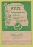 Matchbook Cover - Riverside Florists Flowers Cleveland OH 40 Strike