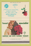 Matchbook Cover - Stetson Flower Shop DeLand FL girlie 40 Strike