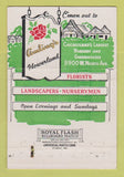 Matchbook Cover - Amling's Flowers Chicago IL WEAR 40 Strike