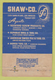 Matchbook Cover - Aircraft Bolts and Screws Shaw Los Angeles CA WEAR 40 Strike
