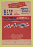 Matchbook Cover - Bay View Sheet Metal Milwaukee WI 40 Strike