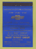 Matchbook Cover - Gratiot Chevrolet Detroit MI 1940 WEAR 40 Strike