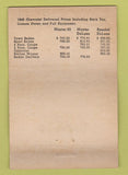 Matchbook Cover - Gratiot Chevrolet Detroit MI 1940 WEAR 40 Strike