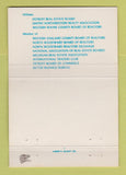 Matchbook Cover - Alger Quast Real Estate Detroit Livonia Royal Oak MI 40 Strike