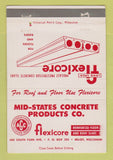 Matchbook Cover - Flexicore Concrete Products Mid States Beloit WI #2 40 Strike