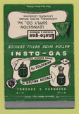 Matchbook Cover - Insto Gas Levinston Supply Baton Rouge Alexandria LA 40 Strike