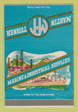 Matchbook Cover - Martin Turner Marine Supply Wilmington CA 40 Strike