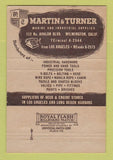 Matchbook Cover - Martin Turner Marine Supply Wilmington CA 40 Strike