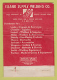 Matchbook Cover - Island Welding Supply Grand Island NE WORN 40 Strike
