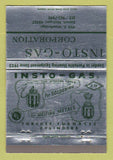 Matchbook Cover - Insto Gas Corp Detroit MI portable heating WEAR 40 Strike