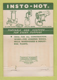 Matchbook Cover - Insto Gas Corp Detroit MI portable heating WEAR 40 Strike