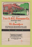 Matchbook Cover - Garcarite G&C Foundry Sandusky OH WEAR 40 Strike