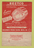 Matchbook Cover - Beatrice Steel Tank Manufacturing Beatrice NE 40 Strike