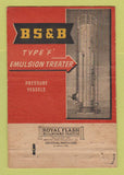 Matchbook Cover - Black Sivalls Bryson Equipment Kansas City MO WEAR 40 Strike