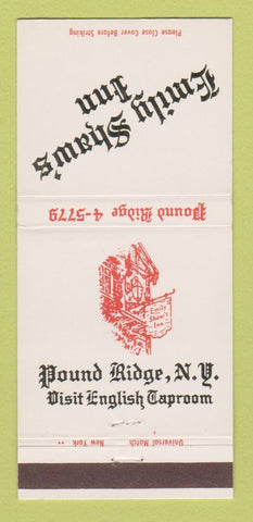 Matchbook Cover - Emily Shaw's Inn Pound Ridge NY 30 Strike