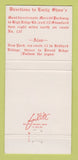 Matchbook Cover - Emily Shaw's Inn Pound Ridge NY 30 Strike
