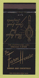 Matchbook Cover - The Farm House Restaurant Hazel Park MI WEAR 30 Strike