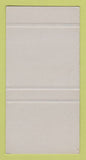 Matchbook Cover Industrial & Social Caterers Good Rich Foods ON SAMPLE 30 Strike