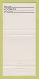 Matchbook Cover - Jrj's American Bar Edmonton AB 30 Strike