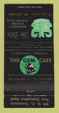 Matchbook Cover - Jay Dees Restaurant Gem Cafe Saskatoon SK WEAR 30 Strike