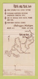 Matchbook Cover - Hack Ma Tack Inn Cheboygan MI 30 Strike