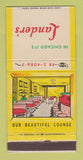 Matchbook Cover - Lander's Restaurant Chicago IL 30 Strike