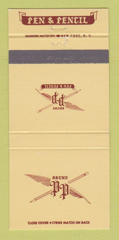 Matchbook Cover - Pen & Pencil Restaurant New York City 30 Strike