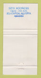 Matchbook Cover - Italian Garden Restaurant Edmonton AB 30 Strike
