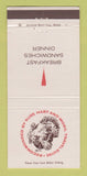 Matchbook Cover - Hart Turkey Farm Restaurant Meredith NH 30 Strike