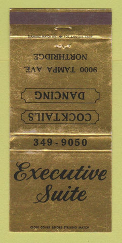 Matchbook Cover - Executive Suite Restaurant Northridge CA WEAR 30 Strike