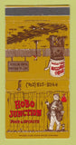 Matchbook Cover - Hobo Junction Restaurant Reno NV 30 Strike