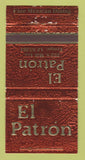 Matchbook Cover - El Patron Mexican Restaurant Tempe AZ 30 Strike