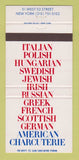 Matchbook Cover - American Charcuterie New York City 30 Strike