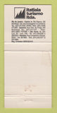 Matchbook Cover - El Pescador Rio De Janeiro Brazil 30 Strike