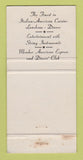 Matchbook Cover - Gondoliere Restuarant Orange NJ WEAR 30 Strike