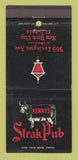 Matchbook Cover - Kenny's Steak Pub New York City 30 Strike