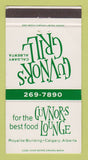 Matchbook Cover - Guvnor's Grill Calgary AB 30 Strike